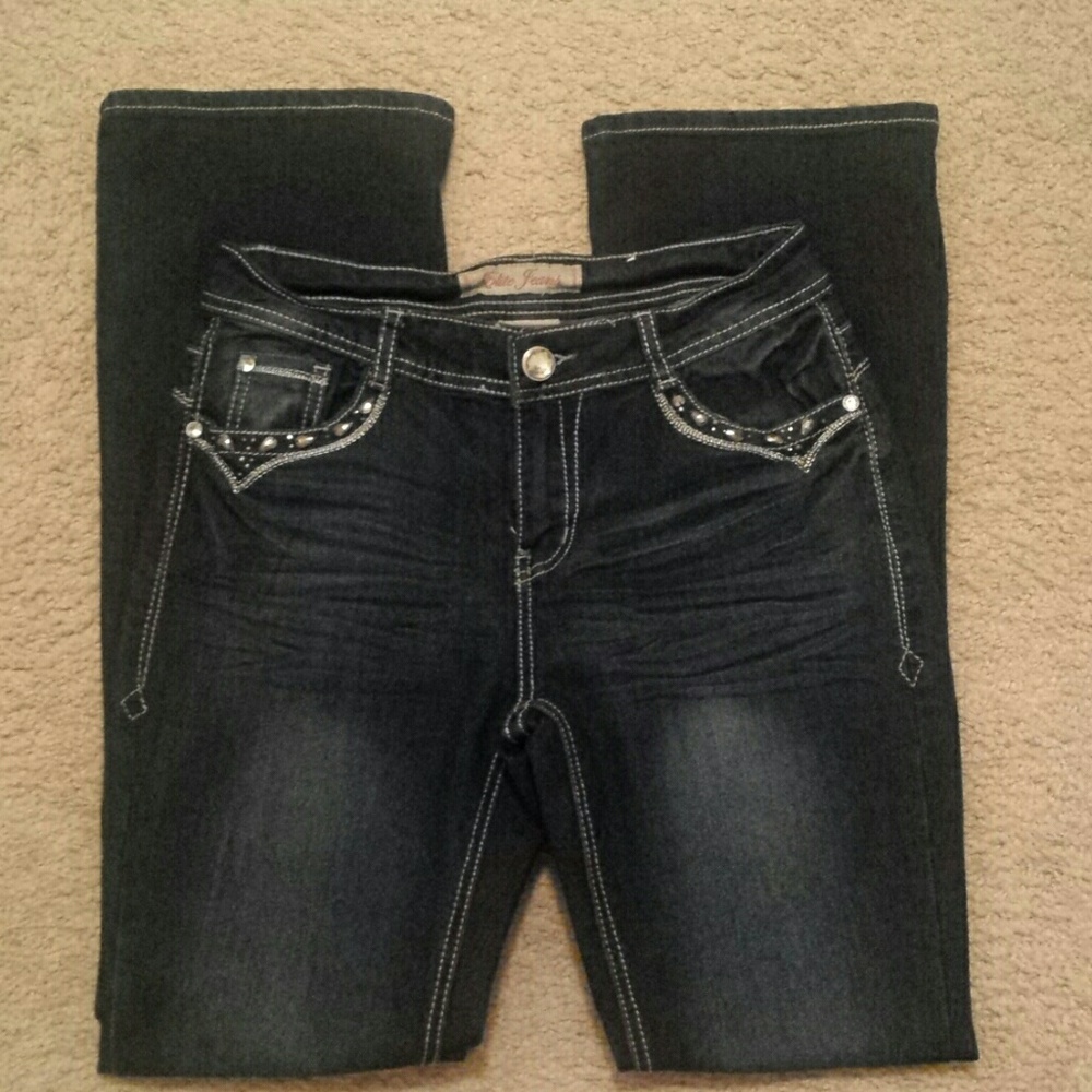 Bedazzled Blue Jeans